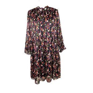Bleecker 126 Long sleeve Floral Print Size 10 Loose Women's Dress